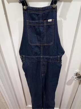 Vans Dark Blue Denim Boyfriend Fit Overalls